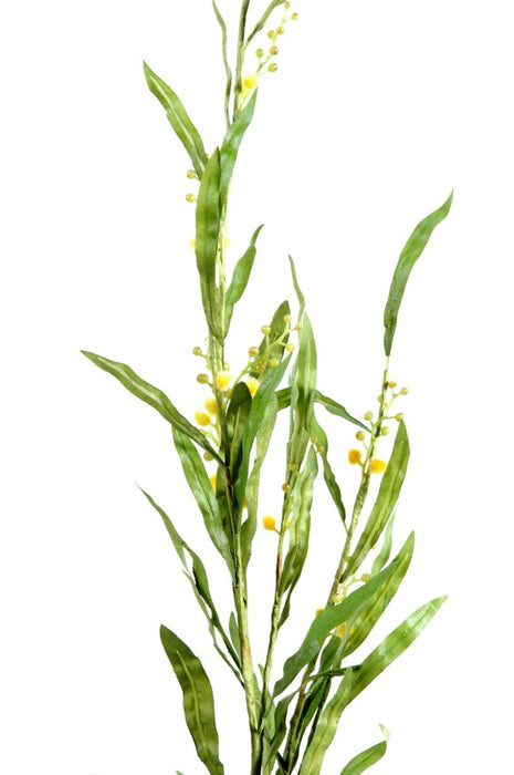 Ramo Di Mimosa Artificiale Giallo 90Cm