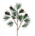 Ramo Di Pino Artificiale Con Pigne H.60 Cm