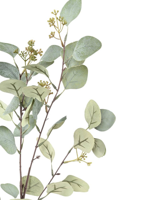 Ramo Di Eucalipto Artificiale 90 Cm Decorazione Floreale