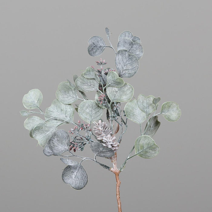 Ramo Di Eucalipto Artificiale Con Pigne