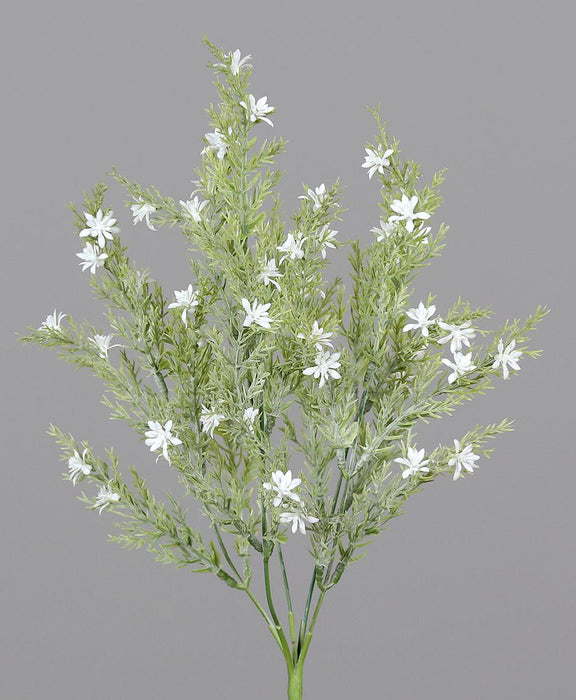 Ramo Di Fiore Artificiale 32 Cm Bianco