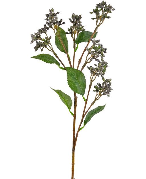 Ramo Di Bacche Giapponesi Blu - Ramo Di Fioritura Artificiale