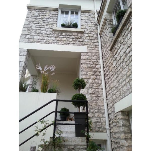 Sfera Doppia In Bosso Artificiale 170 Cm Per Giardino