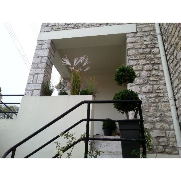 Sfera Doppia In Bosso Artificiale 170 Cm Per Giardino