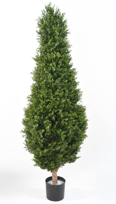 Topiaria Artificiale In Legno Di Bosso 185 Cm UV Per Interni Ed Esterni