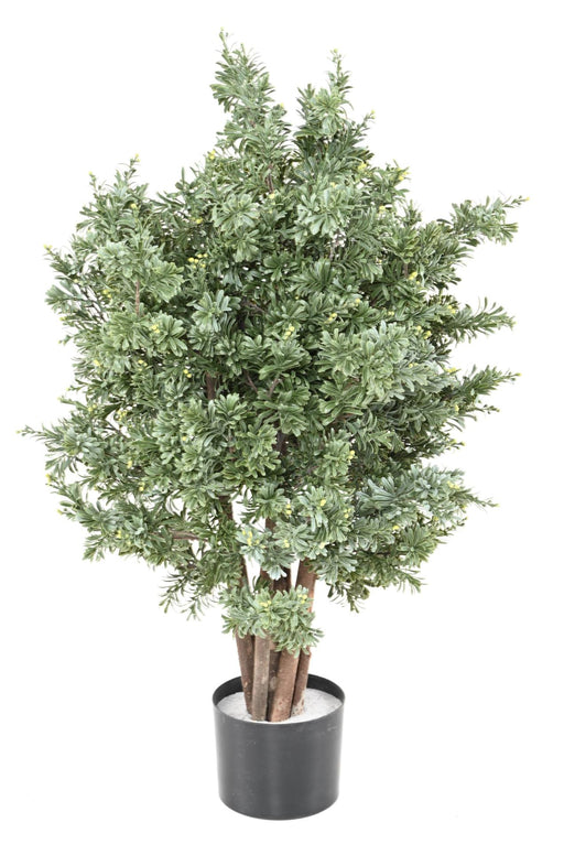 Cespuglio Di Crossostephium Artificiale 100 Cm Resistente Ai Raggi UV