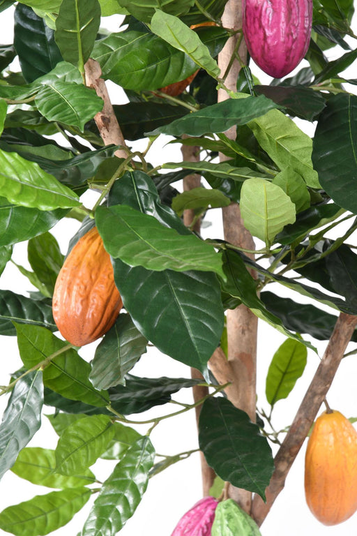 Albero Di Cacao Artificiale Con Frutti Per La Decorazione D'interni