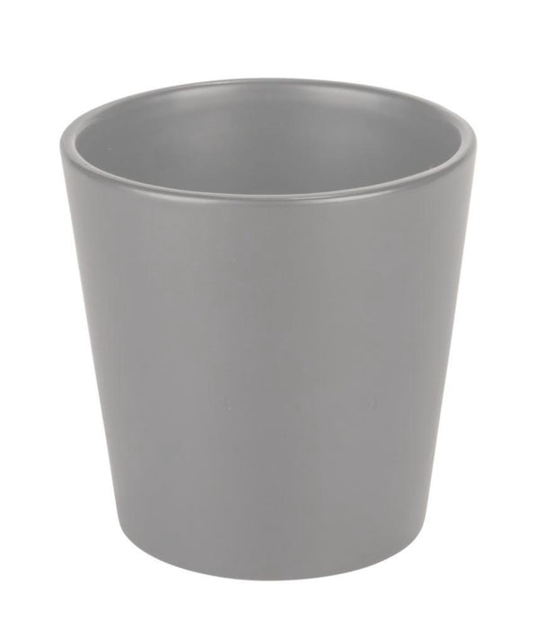 Vaso Per Piante In Ceramica Grigia Stoccolma Ø20,8 Cm H20,5 Cm