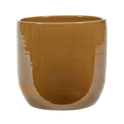 Vaso Per Piante In Ceramica Senape Ø27Xh29Cm