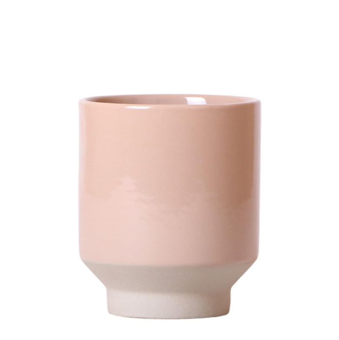 Vaso Per Piante In Ceramica Sabbia - Ø9Cm