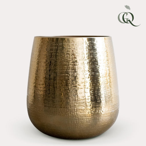 Vaso Per Piante Dorato - H40 Cm, Ø35 Cm