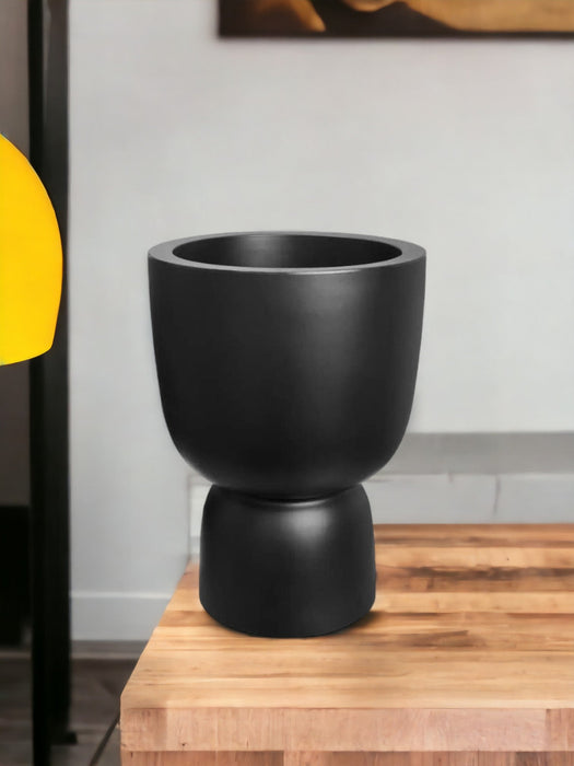 Vaso Per Piante Elho Cut Nero - D35 X H49