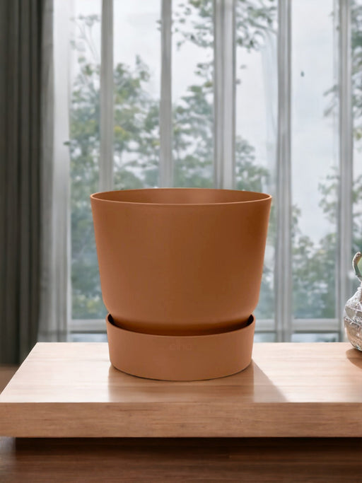 Vaso Per Piante Marrone Elho Greeville - D30 X H28