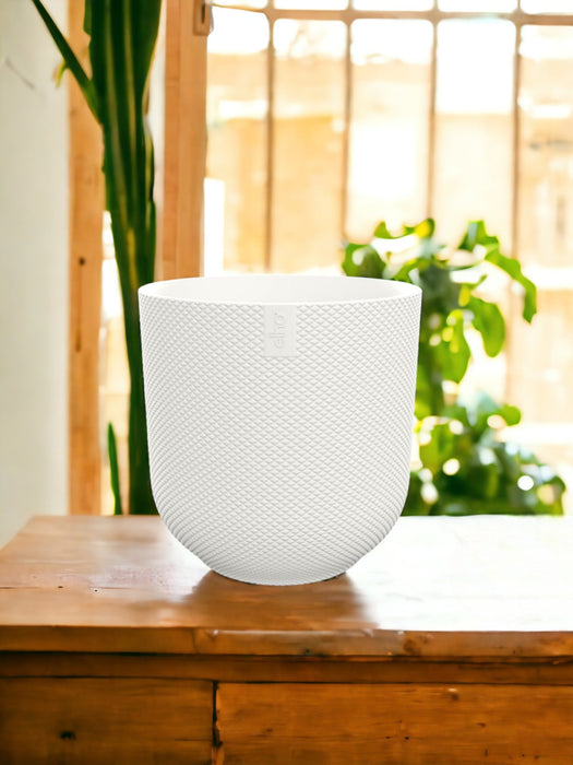 Vaso Per Piante Elho Jazz Bianco - D26 X H24