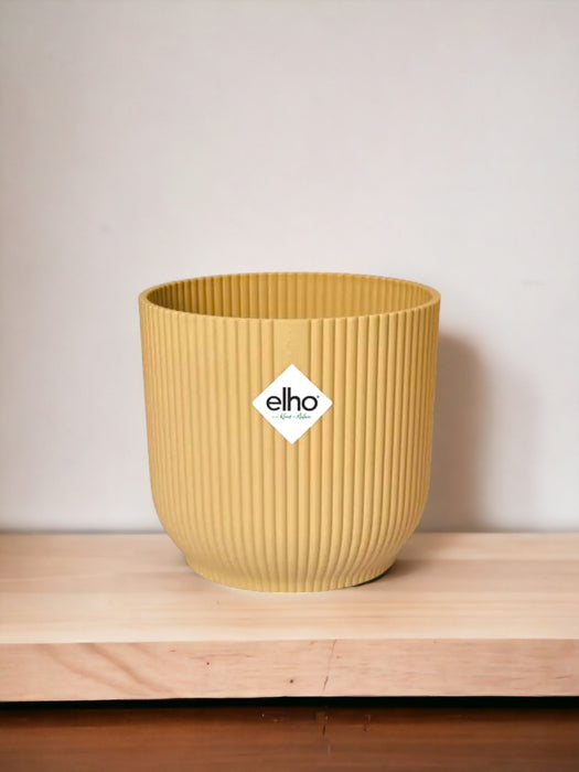 Vaso Per Piante Elho Vibes Giallo 18Cm
