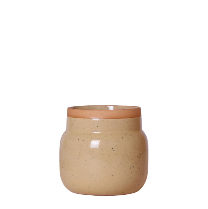 Vaso Per Piante In Ceramica Kaki - Ø9 Cm