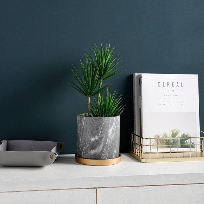 Vaso Per Piante In Finto Marmo Marmo