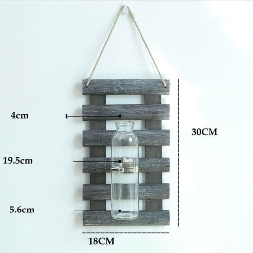 Fioriera Da Parete In Legno Paleta