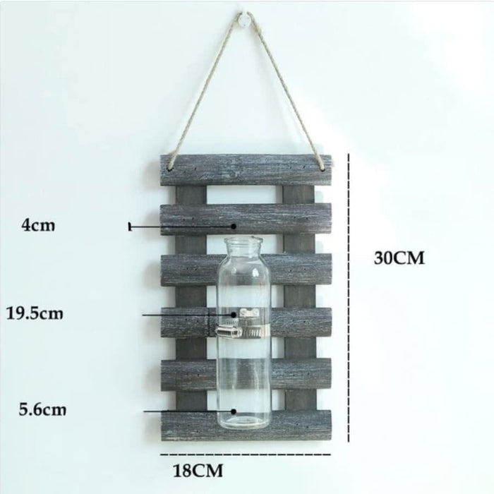 Fioriera Da Parete In Legno Paleta