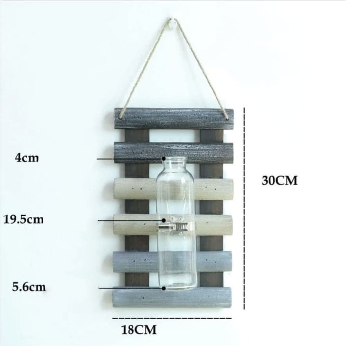 Fioriera Da Parete In Legno Paleta