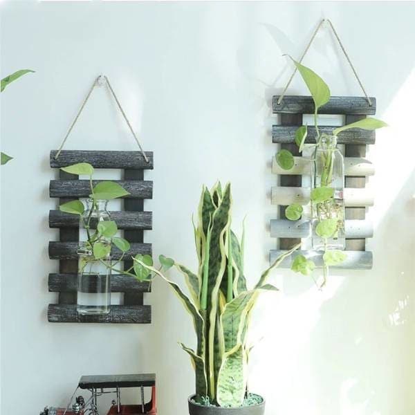 Fioriera Da Parete In Legno Paleta