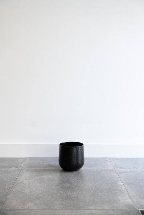 Vaso Per Piante Nero - H16 Cm, Ø16 Cm