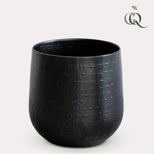 Vaso Per Piante Nero - H16 Cm, Ø16 Cm