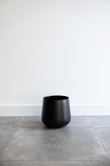 Vaso Per Piante Nero - H23 Cm, Ø21 Cm