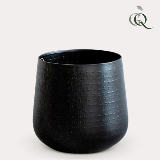 Vaso Per Piante Nero - H23 Cm, Ø21 Cm