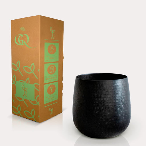 Vaso Per Piante Nero - H30 Cm, Ø28 Cm