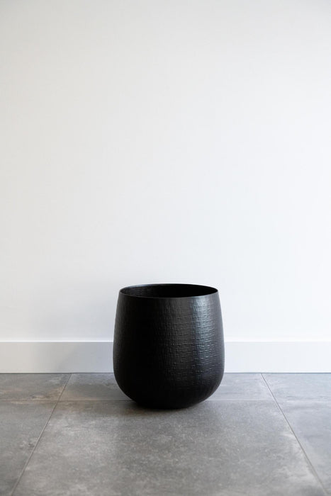 Vaso Per Piante Nero - H30 Cm, Ø28 Cm