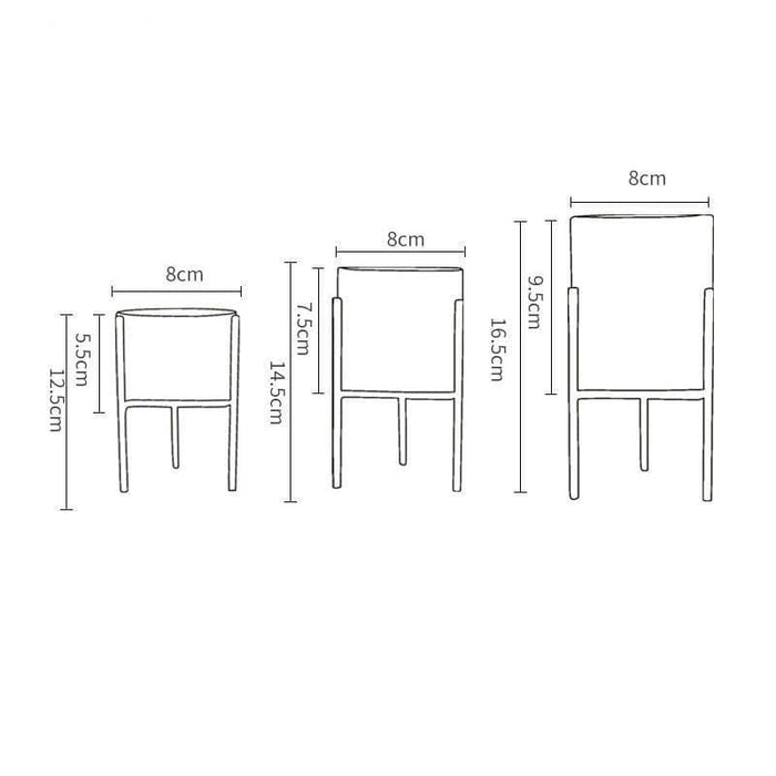 Vaso Per Piante In Ceramica Imitazione Marmo