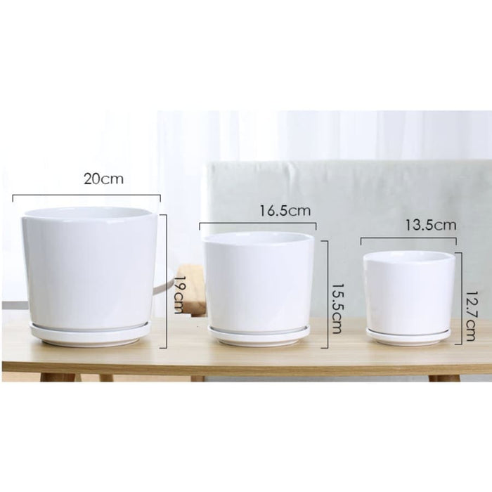 Classico Vaso Da Cache In Ceramica Nera