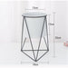 Coprivaso Per Piante In Ceramica Triangolare Bianco