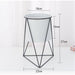 Coprivaso Per Piante In Ceramica Triangolare Bianco