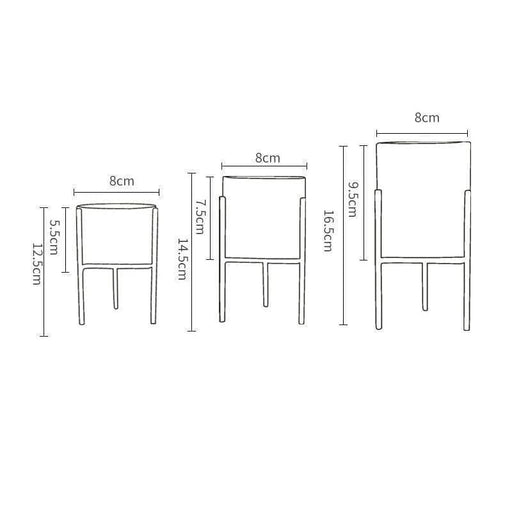 Vaso Per Piante Da Interno In Ceramica Imitazione Marmo