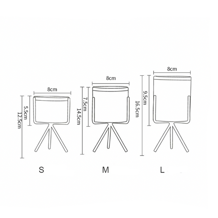 Fioriera Da Terra Silver Glow (X3)