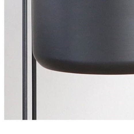 Vaso Per Piante Cuadrado Nero In Piedi