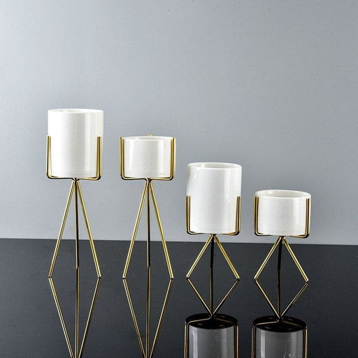 Fioriera Cache Scandinava Dorata