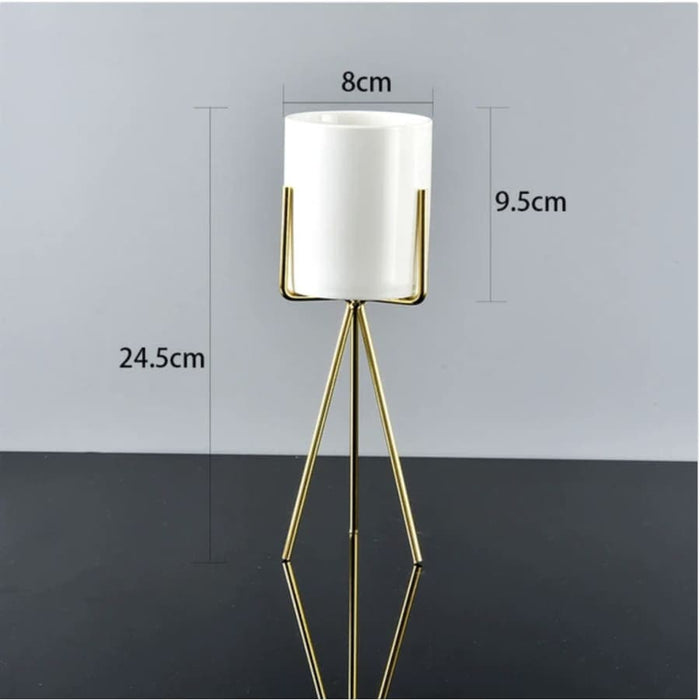 Fioriera Cache Scandinava Dorata