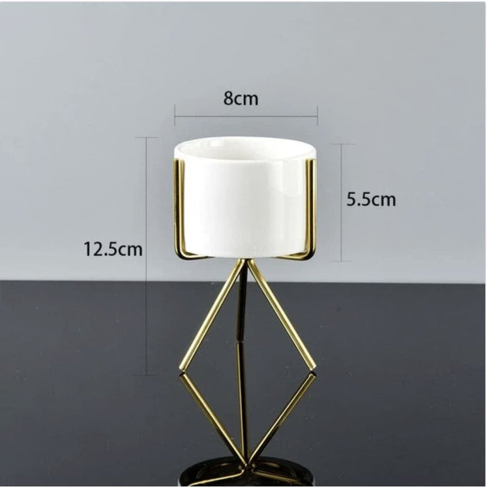 Fioriera Cache Scandinava Dorata