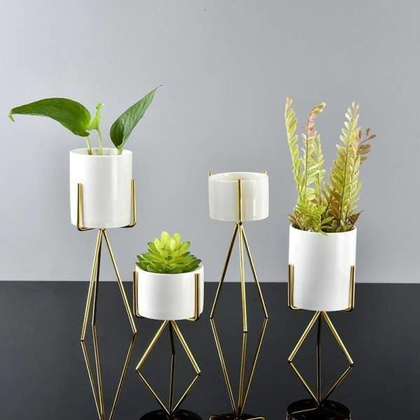 Fioriera Cache Scandinava Dorata