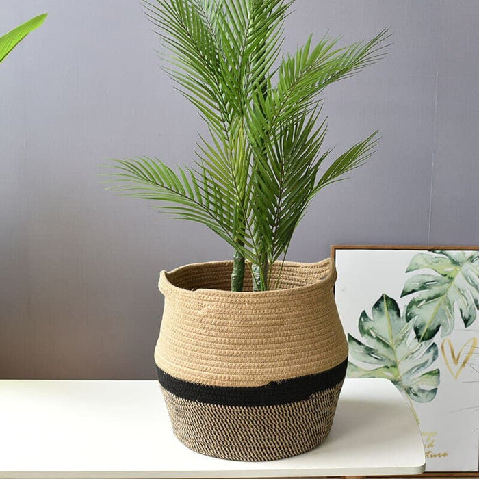 Vaso Per Piante Intrecciato Pana
