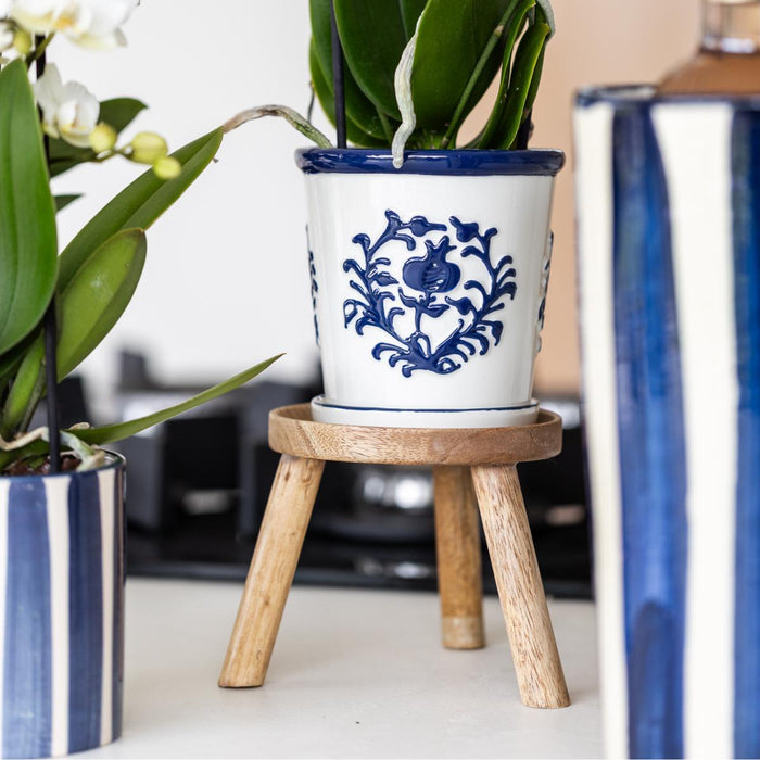 Vaso Per Piante Blu Malaga