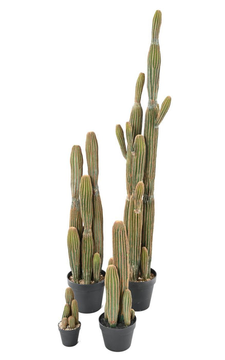 Cactus Artificiale 6 Tronchi Per Interni H.95Cm Verde