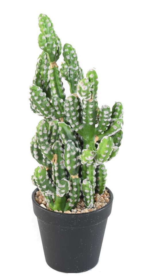 Cactus Artificiale In Vaso 35 Cm Pianta Sintetica