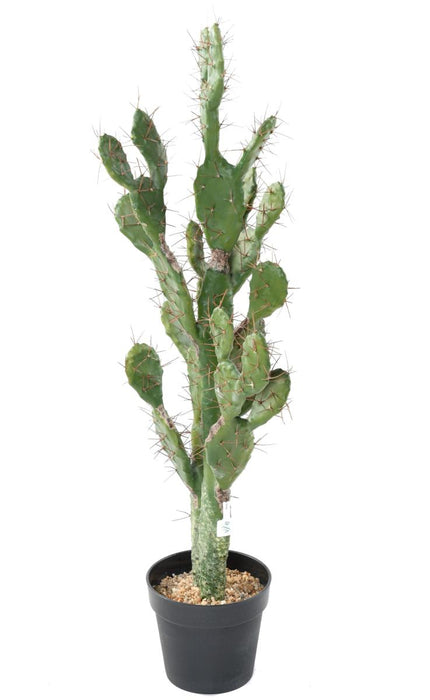 Cactus Artificiale Piatto Da Interno 104Cm Verde