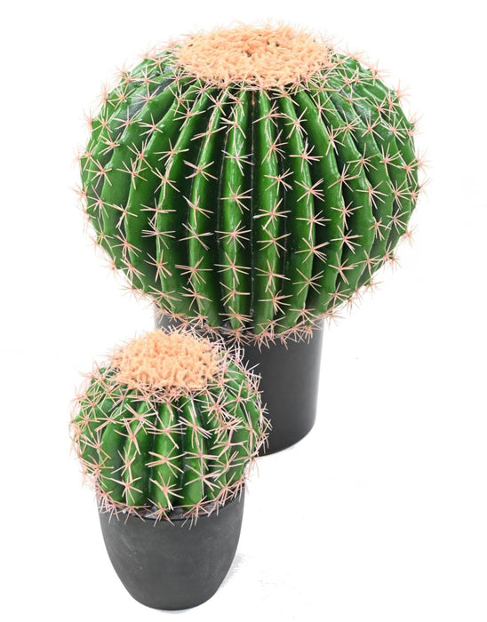 Cactus Artificiale Verde 27 Cm Per Decorazione Interni