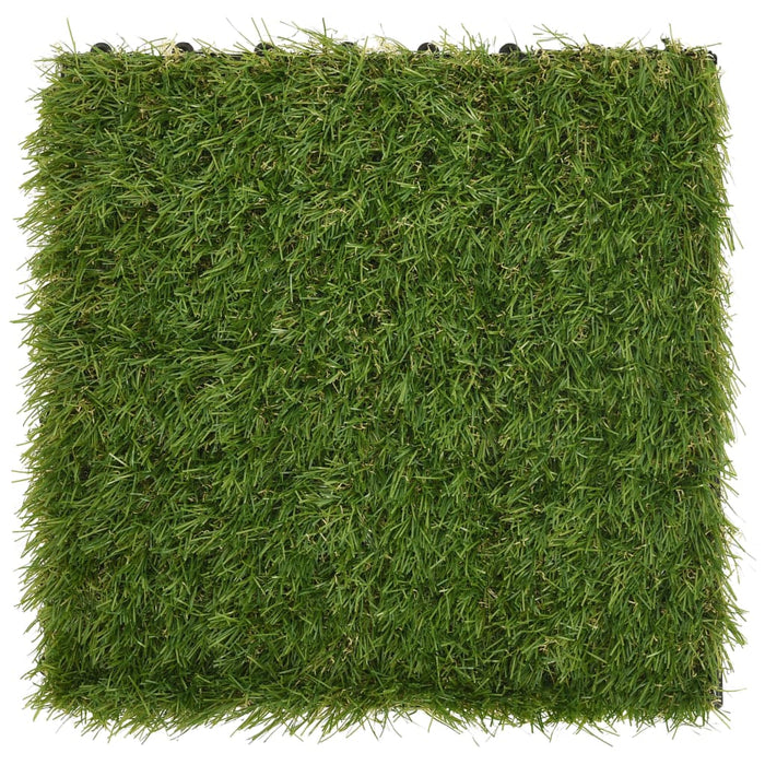 Piastrelle Erba Artificiale 22 Pz Verde 30X30 Cm