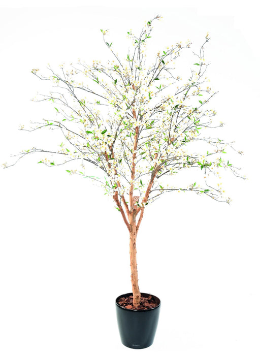 Ciliegio Da Fiore Artificiale 220 Cm In Vaso Bianco